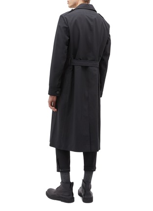 Back View - Click To Enlarge - NEIL BARRETT - Belted chest pocket trench coat