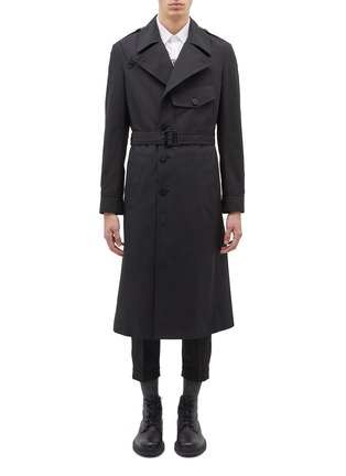 Main View - Click To Enlarge - NEIL BARRETT - Belted chest pocket trench coat