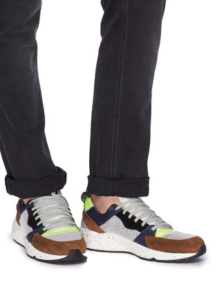 Figure View - Click To Enlarge - P448 - Patchwork sneakers
