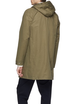 Back View - Click To Enlarge - SEALUP - Hooded twill parka