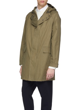 Front View - Click To Enlarge - SEALUP - Hooded twill parka