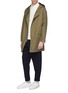 Figure View - Click To Enlarge - SEALUP - Hooded twill parka