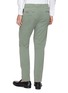 Back View - Click To Enlarge - ALTEA - Pleated slim fit gabardine chinos