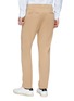 Back View - Click To Enlarge - ALTEA - Pleated slim fit gabardine chinos