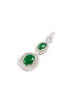 Detail View - Click To Enlarge - LC COLLECTION JADE - Diamond jade 18k white gold cutout pendant
