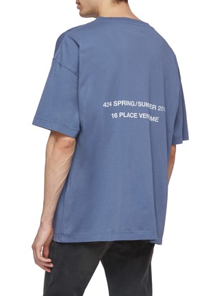 Back View - Click To Enlarge - 424 - 'USA' slogan logo print T-shirt