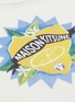  - MAISON KITSUNÉ - Lemon logo print T-shirt