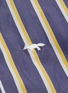  - MAISON KITSUNÉ - Fox embroidered stripe shirt