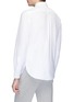 Back View - Click To Enlarge - MAISON KITSUNÉ - Fox appliqué Oxford shirt