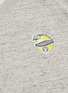  - MAISON KITSUNÉ - Lemon logo appliqué cotton-linen sweatshirt