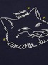  - MAISON KITSUNÉ - 'Ancora Tu' slogan fox head embroidered sweatshirt
