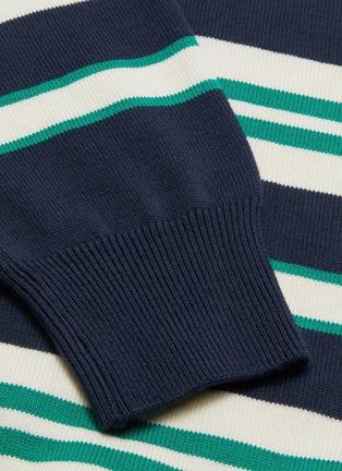  - MAISON KITSUNÉ - Stripe raglan sweater