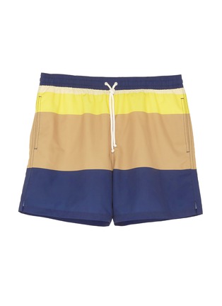 Main View - Click To Enlarge - MAISON KITSUNÉ - Colourblock swim shorts