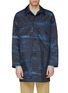 Main View - Click To Enlarge - PS PAUL SMITH - Reversible stroke print mackintosh coat