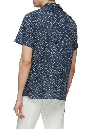 Back View - Click To Enlarge - PS PAUL SMITH - Palm tree print short sleeve shirt