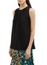 Main View - Click To Enlarge - PROENZA SCHOULER - Ruched tie neck crepe sleeveless top