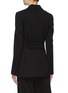 Back View - Click To Enlarge - PROENZA SCHOULER - Waist panel double breasted wool blazer