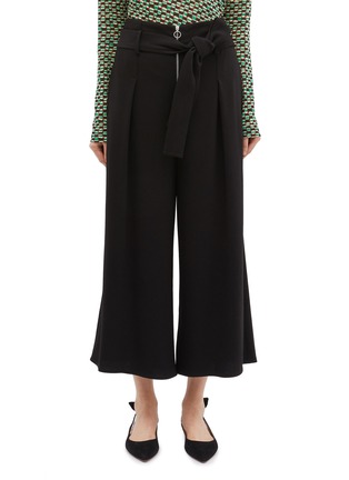 Main View - Click To Enlarge - PROENZA SCHOULER - Belted wide leg paperbag pants
