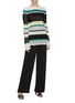 Figure View - Click To Enlarge - PROENZA SCHOULER - Stripe open knit sweater