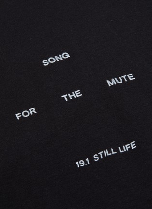  - SONG FOR THE MUTE - Logo photographic print T-shirt