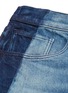  - 3X1 - 'Mason' contrast outseam frayed denim shorts