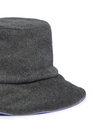 Detail View - Click To Enlarge - MAISON MICHEL - 'Isa' reversible wool fisherman hat