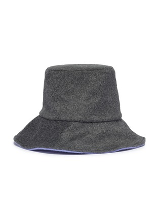 Main View - Click To Enlarge - MAISON MICHEL - 'Isa' reversible wool fisherman hat