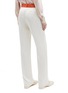 Back View - Click To Enlarge - EQUIPMENT - 'Lita' contrast waist satin pants