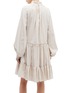 Back View - Click To Enlarge - 3.1 PHILLIP LIM - Ruffle trim stripe tiered dress