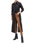 Figure View - Click To Enlarge - 3.1 PHILLIP LIM - Detachable waist tab long shirt jacket