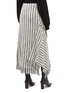 Back View - Click To Enlarge - 3.1 PHILLIP LIM - Asymmetric drape fringe stripe bouclé skirt