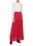 Figure View - Click To Enlarge - 3.1 PHILLIP LIM - Crinkled ruffle tiered skirt