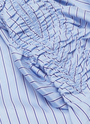  - 3.1 PHILLIP LIM - Ruched sleeve stripe shirt