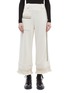 Main View - Click To Enlarge - 3.1 PHILLIP LIM - Tassel cuff patch pocket stripe border terry culottes
