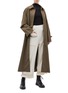 Figure View - Click To Enlarge - 3.1 PHILLIP LIM - Tassel cuff patch pocket stripe border terry culottes