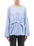 Main View - Click To Enlarge - 3.1 PHILLIP LIM - Tie front stripe top