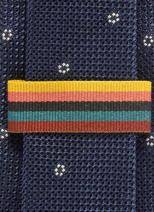 Detail View - Click To Enlarge - PAUL SMITH - Spot embroidered silk tie