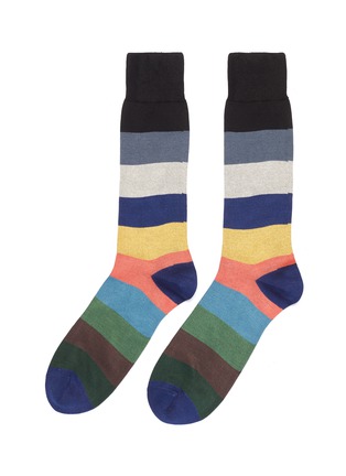 Main View - Click To Enlarge - PAUL SMITH - 'Zebra stripe' socks