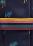 Detail View - Click To Enlarge - PAUL SMITH - Palm trees embroidered silk tie