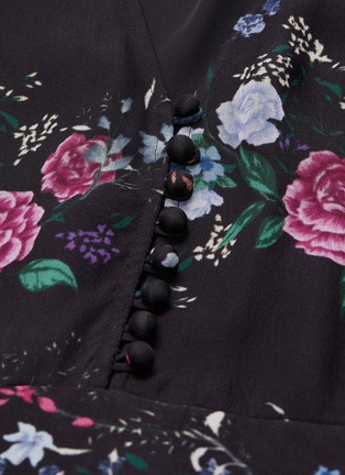 Detail View - Click To Enlarge - EQUIPMENT - x Tabitha Simmons 'Clemense' floral print silk dress