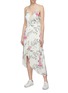 Figure View - Click To Enlarge - EQUIPMENT - x Tabitha Simmons 'Estille' floral print high-low slip dress