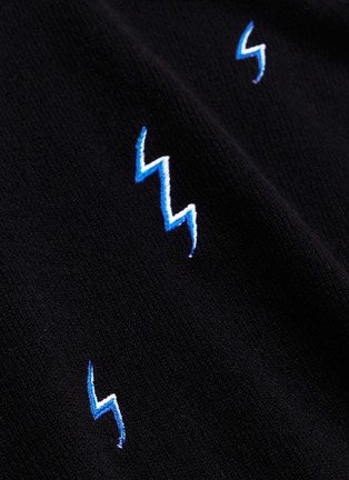 - EQUIPMENT - 'Shirley' lightning bolt embroidered cashmere sweater