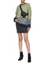 Figure View - Click To Enlarge - CURRENT/ELLIOTT - 'The Wes' stripe leopard jacquard sweater