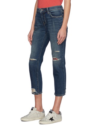 Front View - Click To Enlarge - CURRENT/ELLIOTT - 'The Repaired Fling' ripped jeans