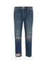 Main View - Click To Enlarge - CURRENT/ELLIOTT - 'The Repaired Fling' ripped jeans