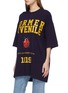Front View - Click To Enlarge - UNDERCOVER - 'Ladybug 1819' slogan graphic print oversized T-shirt