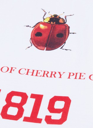  - UNDERCOVER - 'Ladybug 1819' slogan graphic print oversized T-shirt