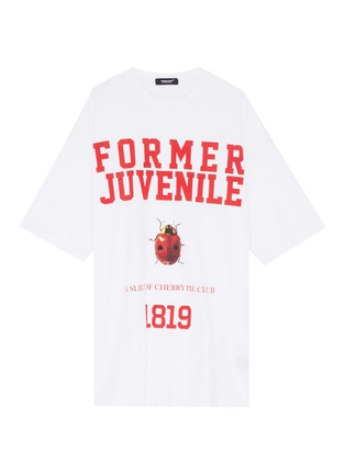 Main View - Click To Enlarge - UNDERCOVER - 'Ladybug 1819' slogan graphic print oversized T-shirt