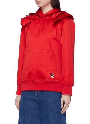 Front View - Click To Enlarge - UNDERCOVER - Detachable panel back pocket hoodie