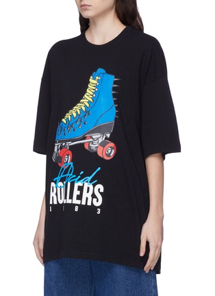 Front View - Click To Enlarge - UNDERCOVER - 'Acid Rollers' slogan graphic print T-shirt